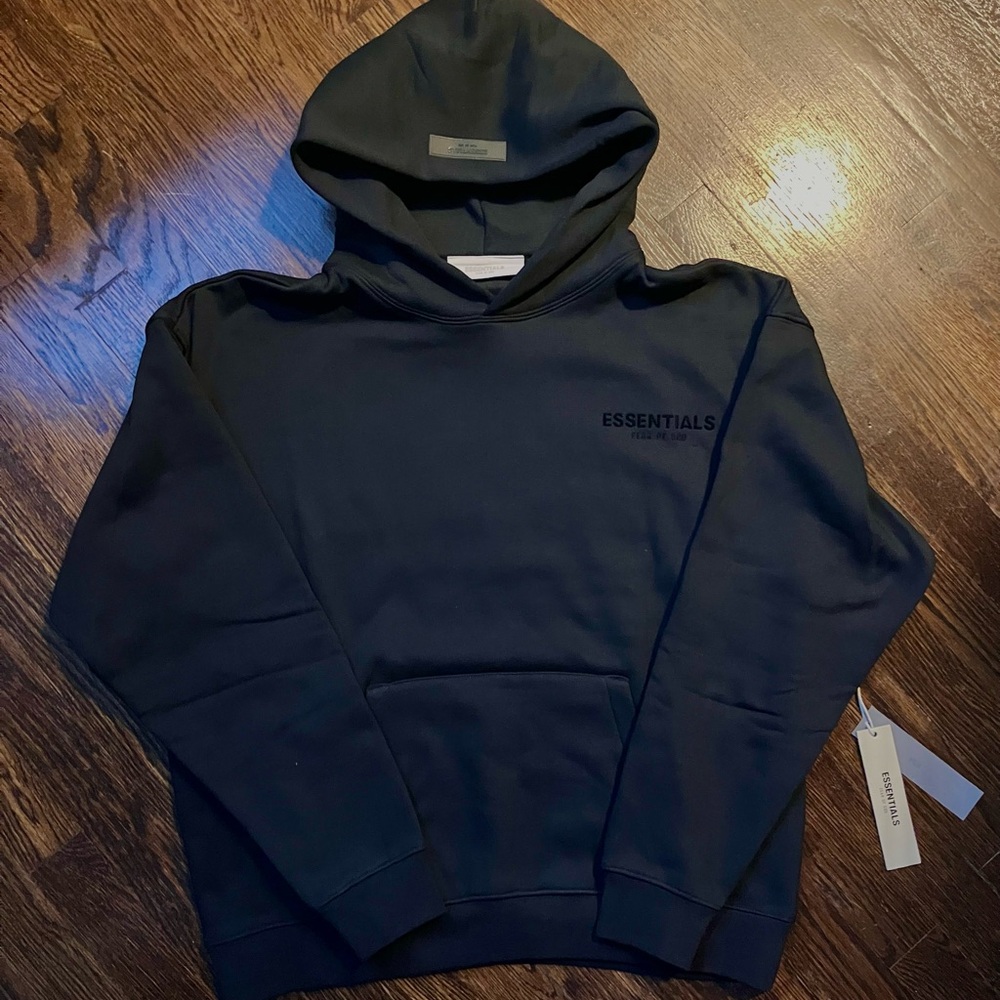 Essentials Black Hoodie